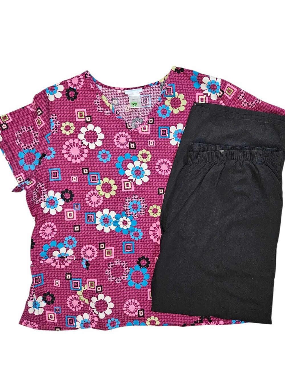 Flowers Scrub Set
